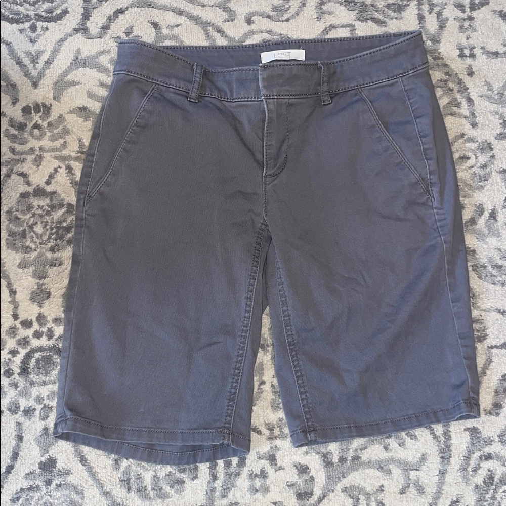 LOFT Charcoal Women's Bermudas